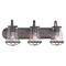 Designers Fountain Darby 24in 3-Light Weathered Iron Industrial Indoor Wall Sconce with Clear Glass Shades 87003-WI - alternate 1